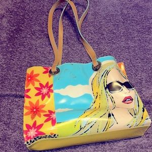100% vinyl bag perfect for the beach very cute only $7